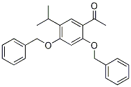 1-(2,4-Bis(benzyloxy)-5-isopropylphenyl)ethanone Structure,747414-18-2Structure