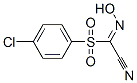 2-[(4-Chlorophenyl)sulfonyl]-2-hydroxyiminoacetonitrile Structure,74755-02-5Structure