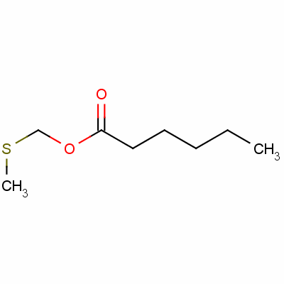 Methylthiomethyl hexanoate Structure,74758-91-1Structure