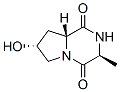 Pyrrolo[1,2-a]pyrazine-1,4-dione, hexahydro-7-hydroxy-3-methyl-, (3s,7r,8ar)- (9ci) Structure,748142-27-0Structure