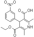 1,4-Dihydro-2,6-dimethyl-4-(3-nitro-phenyl)pyridine-3,5-dicarboxylic acid ethyl ester Structure,74936-73-5Structure