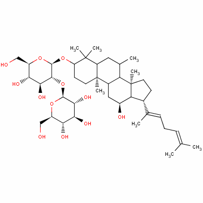 人參皂苷 RG5結(jié)構(gòu)式_74964-14-0結(jié)構(gòu)式