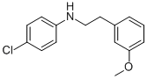 (4-Chloro-phenyl)-[2-(3-methoxy-phenyl)-ethyl]-amine Structure,749806-32-4Structure