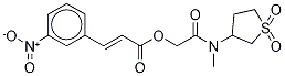 3-(3-Nitrophenyl)-2-propenoic acid 2-[methyl(tetrahydro-1,1-dioxido-3-thienyl)amino]-2-oxoethyl ester Structure,749872-43-3Structure