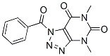 1-苯甲?；?4,6-二甲基-1H-1,2,3-噻唑并[4,5-d]嘧啶-5,7(4h,6h)-二酮結(jié)構(gòu)式_7499-84-5結(jié)構(gòu)式