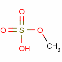 Sulfuric acid monomethyl ester Structure,75-93-4Structure