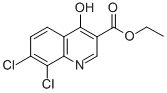 7,8-Dichloro-4-hydroxyquinoline-3-carboxylic acid ethyl ester Structure,75001-53-5Structure