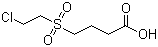 4-(2-Chloroethylsulfonyl)butanoic acid Structure,75055-25-3Structure