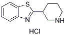 2-Piperidin-3-yl-1,3-benzothiazole hydrochloride Structure,750640-97-2Structure