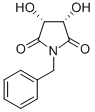 (3R,4s)-1-benzyl-3,4-dihydroxy-2,5-pyrrolidinedione Structure,75112-74-2Structure