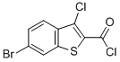 6-BROMO-3-CHLOROBENZO[B]THIOPHENE-2-CARBONYL CHLORIDE Structure,75212-27-0Structure