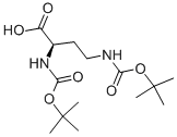 (R)-2,4-bis-tert-butoxycarbonylamino-butyric acid Structure,752986-92-8Structure