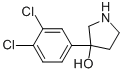 3-(3,4-dichlorophenyl)-3-Pyrrolidinol Structure,754133-38-5Structure