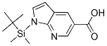 1H-Pyrrolo[2,3-b]pyridine-5-carboxylic acid, 1-[(1,1-dimethylethyl)dimethylsilyl]- Structure,754214-41-0Structure