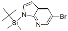 1H-Pyrrolo[2,3-b]pyridine, 5-bromo-1-[(1,1-dimethylethyl)dimethylsilyl]- Structure,754214-54-5Structure