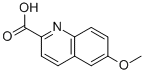 6-Methoxy-quinoline-2-carboxylicacid Structure,75433-99-7Structure