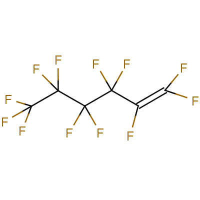 Perfluorohexene-1 Structure,755-25-9Structure