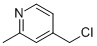 2-Methyl-4-(chloromethyl)pyridine Structure,75523-42-1Structure