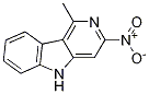 1-Methyl-3-nitro-5h-pyrido[4,3-b]indole Structure,75567-58-7Structure