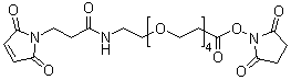 Maleimidopropionyl-dPEG4-NHS Structure,756525-99-2Structure