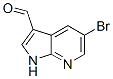 1H-Pyrrolo[2,3-b]pyridine-3-carboxaldehyde, 5-bromo- Structure,757978-33-9Structure