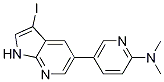 2-Pyridinamine, 5-(3-iodo-1h-pyrrolo[2,3-b]pyridin-5-yl)-n,n-dimethyl- Structure,757983-06-5Structure