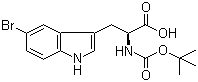 Boc-5-bromo-l-tryptophan Structure,75816-20-5Structure