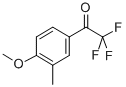 4-Methoxy-3-methyl-2,2,2-trifluoroacetophenone Structure,75822-11-6Structure