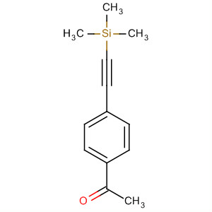 1-(4-(2-(Trimethylsilyl)ethynyl)phenyl)ethanone Structure,75883-03-3Structure