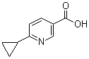 6-Cyclopropylnicotinic acid Structure,75893-75-3Structure