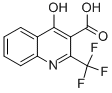 4-Hydroxy-2-(trifluoromethyl)quinoline-3-carboxylicacid Structure,75999-60-9Structure