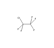 Chloropentafluoroethane Structure,76-15-3Structure