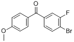 4-Bromo-3-fluoro-4-methoxybenzophenone Structure,760192-85-6Structure