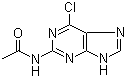 N-(6-chloro-9h-purin-2-yl)acetamide Structure,7602-01-9Structure