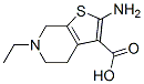 Thieno[2,3-c]pyridine-3-carboxylic acid, 2-amino-6-ethyl-4,5,6,7-tetrahydro- (9ci) Structure,760902-05-4Structure