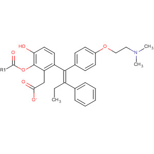 (E)-4-乙酰氧基他莫昔芬結(jié)構(gòu)式_76117-70-9結(jié)構(gòu)式