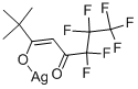 (6,6,7,7,8,8,8-Heptafluoro-2,2-dimethyl-3,5-octanedionato)silver Structure,76121-99-8Structure