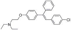 Deschloro-4’-chloro clomiphene citrate Structure,761364-34-5Structure