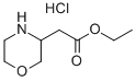 Morpholin-3-yl-acetic acid ethyl ester hydrochloride Structure,761460-01-9Structure