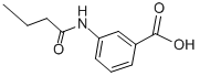 3-(Butyrylamino)benzoic acid Structure,76209-00-2Structure