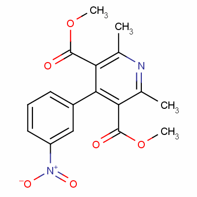 2,6-Dimethyl-4-(3-nitro-phenyl)-pyridine-3,5-dicarboxylic acid dimethyl ester Structure,76258-20-3Structure