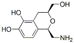 1H-2-benzopyran-5,6-diol, 1-(aminomethyl)-3,4-dihydro-3-(hydroxymethyl)-, (1r-cis)- (9ci) Structure,763051-46-3Structure