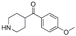 (4-Methoxyphenyl)(piperidin-4-yl)methanone Structure,76362-12-4Structure