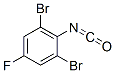 2,6-Dibromo-4-fluorophenyl isocyanate Structure,76393-18-5Structure