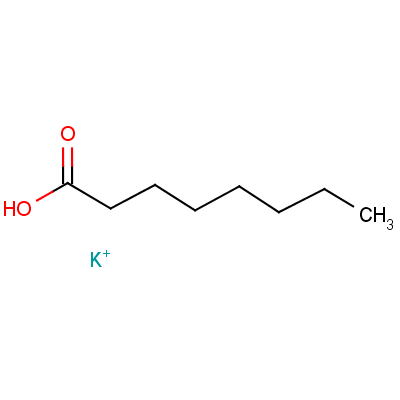 辛酸鉀結構式_764-71-6結構式