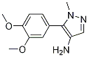 5-(3,4-Dimethoxyphenyl)-1-methyl-1h-pyrazol-4-amine Structure,765286-75-7Structure