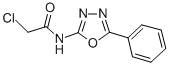 4-Oxadiazole,2-(chloroacetamido)-5-phenyl-3 Structure,7659-20-3Structure