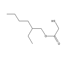 巰基乙酸異辛酯結(jié)構(gòu)式_7659-86-1結(jié)構(gòu)式