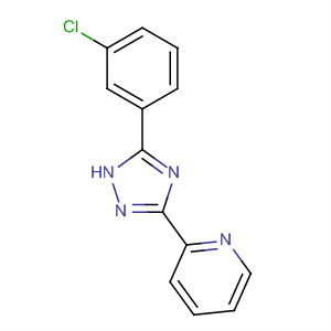 3-(Pyridin-2-yl)-5-(3-chlorophenyl)-1,2,4-triazole Structure,76591-82-7Structure