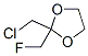 1,3-Dioxolane, 2-(chloromethyl)-2-(fluoromethyl)- Structure,766-28-9Structure